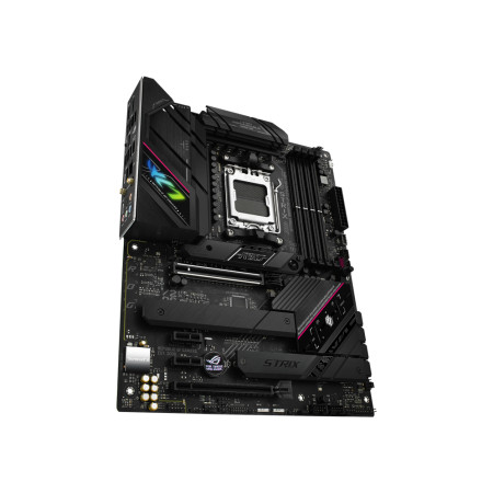 Asus ROG STRIX B650E-F GAMING WIFI Processor family AMD, Processor socket AM5, DDR5 DIMM, Memory slots 4, Supported hard disk dr