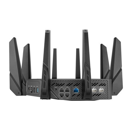 Asus Wifi 6 802.11ax Quad-band Gigabit Gaming Router ROG GT-AXE16000 Rapture 802.11ax, 1148+4804+4804+48004 Mbit/s, 10/100/1000 