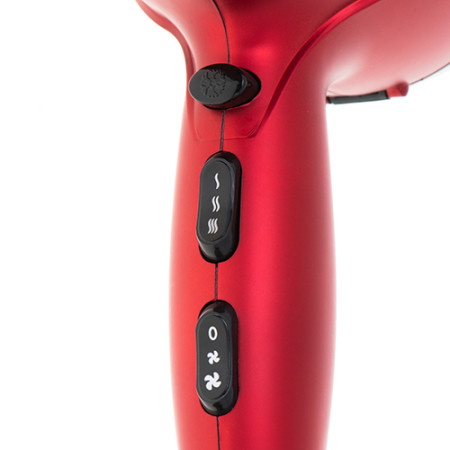 Camry Hair Dryer CR 2253 2400 W, Number of temperature settings 3, Diffuser nozzle, Red