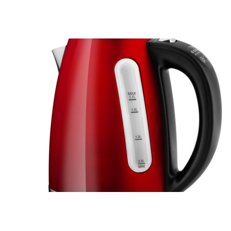 ETA Kettle Ela Digi ETA959890010 Electric, 2200 W, 1.7 L, Stainless steel, 360 rotational base, Red