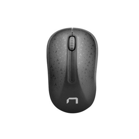 Natec Mouse, Toucan, Wireless, 1600 DPI, Optical, Black-Grey