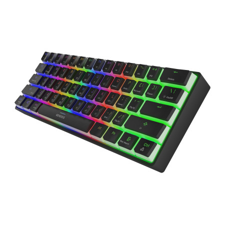 Genesis THOR 660 RGB, Mechanical Gaming Keyboard, RGB LED light, US, Black, Wireless, USB Type-C, Bluetooth