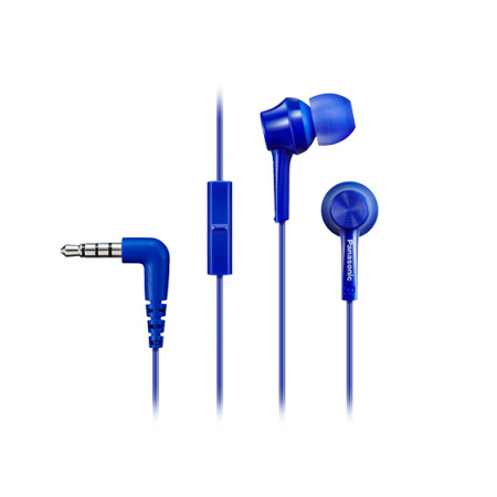 Panasonic Canal type RP-TCM115E-A Wired, In-ear, Microphone, 3.5 mm, Blue