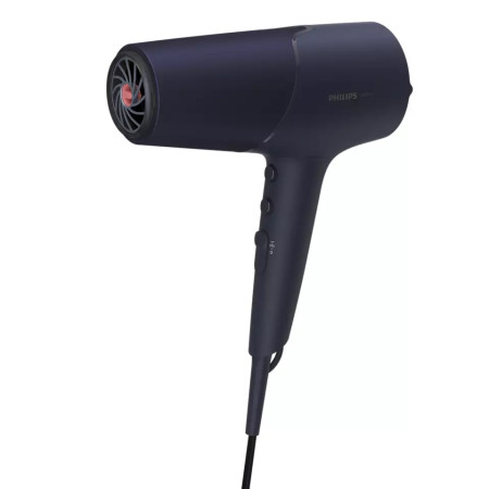 Philips Hair Dryer BHD510/00 2300 W, Number of temperature settings 3, Ionic function, Diffuser nozzle, Blue/Metal