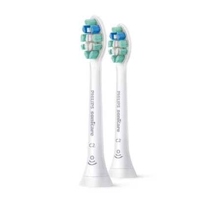 Philips Toothbrush Brush Heads HX9022/10 Sonicare C2 Optimal Plaque Defence Heads, For adults, Number of brush heads included 2,