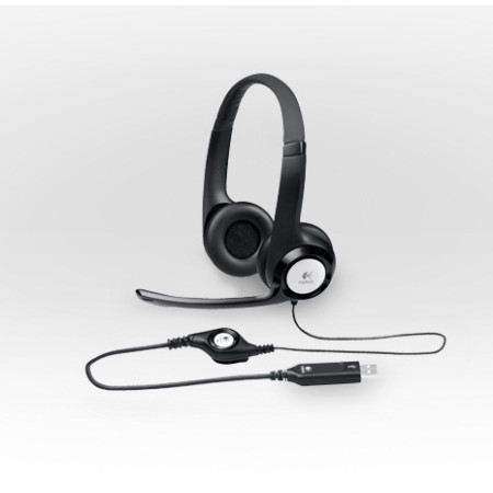 Logitech Computer headset H390 Built-in microphone, USB Type-A, Black