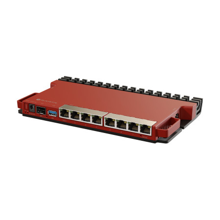 MikroTik Router L009UiGS-RM No Wi-Fi, 10/100/1000 Mbit/s, Ethernet LAN (RJ-45) ports 8, 1x USB 3.0 type A