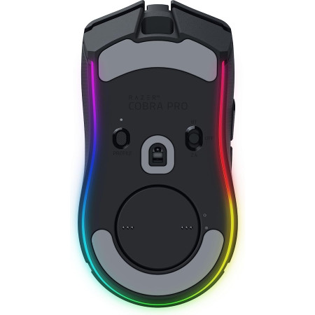 Razer Cobra Pro Gaming Mouse, RGB LED light, Optical, Black, Wireless (2.4GHz and Bluetooth), Wireless