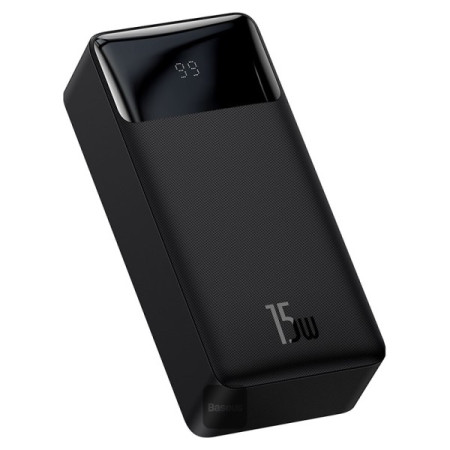 Baseus Bipow power bank with display 30000mAh 15W (Overseas Edition) Black (Black)