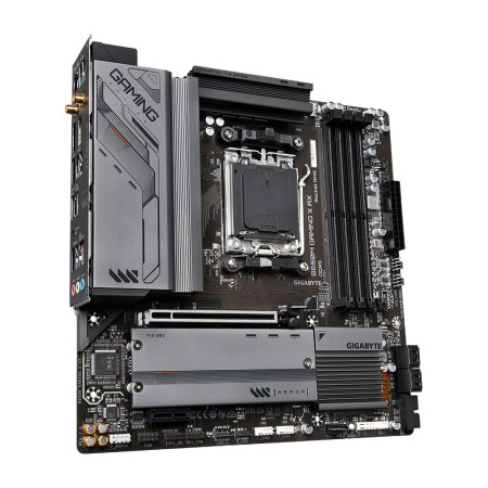 Gigabyte B650M GAMING X AX 1.1 M/B Processor family AMD, Processor socket AM5, DDR5 DIMM, Memory slots 4, Supported hard disk dr