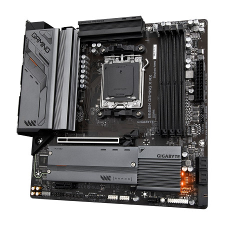 Gigabyte B650M GAMING X AX 1.1 M/B Processor family AMD, Processor socket AM5, DDR5 DIMM, Memory slots 4, Supported hard disk dr