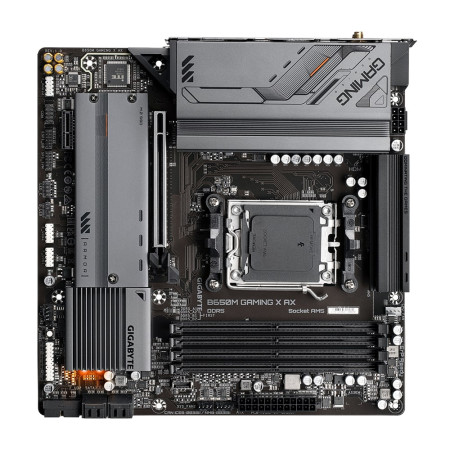 Gigabyte B650M GAMING X AX 1.1 M/B Processor family AMD, Processor socket AM5, DDR5 DIMM, Memory slots 4, Supported hard disk dr