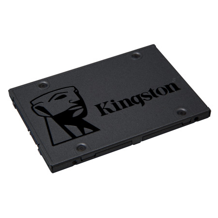 Kingston A400 480 GB, SSD form factor 2.5", SSD interface SATA, Write speed 450 MB/s, Read speed 500 MB/s