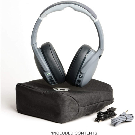 Skullcandy Wireless Headphones Crusher Evo Over-ear, Microphone, Wireless, Chill Grey