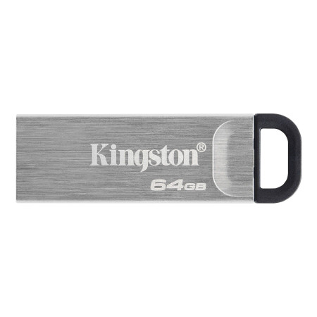 Kingston USB Flash Drive DataTraveler Kyson 64 GB, USB 3.2 Gen 1, Black/Grey