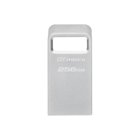 Kingston USB 3.2 Flash Drive DataTraveler micro 256 GB, USB 3.2, Silver