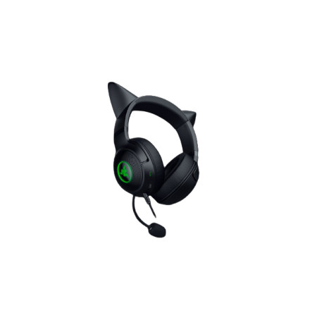 Razer Headset Kraken Kitty V2 Microphone, Black, Wired, On-Ear, Noise canceling