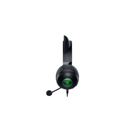 Razer Headset Kraken Kitty V2 Microphone, Black, Wired, On-Ear, Noise canceling