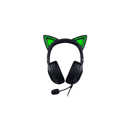 Razer Headset Kraken Kitty V2 Microphone, Black, Wired, On-Ear, Noise canceling