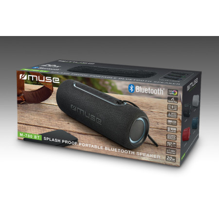 Muse M-780 BT Speaker Waterproof, Bluetooth, Portable, Wireless connection, Black