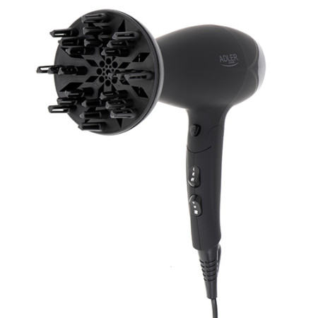 Adler Hair dryer AD 2267 2100 W, Number of temperature settings 3, Diffuser nozzle, Black