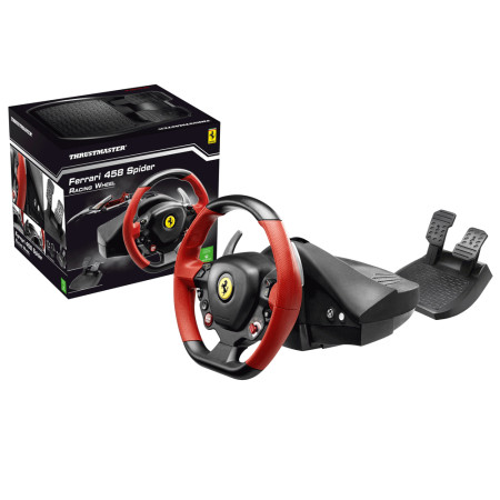 Thrustmaster Steering Wheel Ferrari 458 Spider Racing Wheel Black/Red