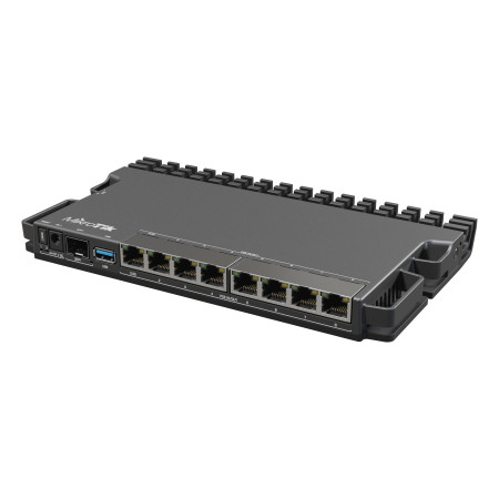 MikroTik RouterBOARD RB5009UPr+S+IN No Wi-Fi, Router Switch, Rack Mountable, 10/100/1000 Mbit/s, Ethernet LAN (RJ-45) ports 7, M