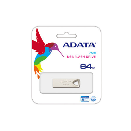 ADATA UV210 64 GB, USB 2.0, Silver