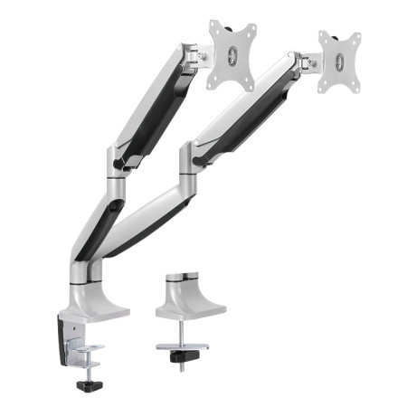 Logilink BP0043 Dual Monitor Desk mount, 13"-32",gas spring, aluminum