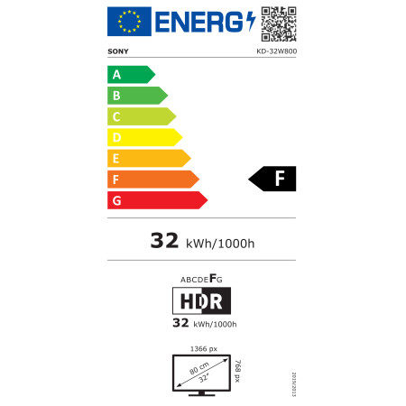 Sony KD32W800P 32" (80 cm) HD Ready Smart Android LED TV Sony