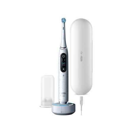 Oral-B Electric Toothbrush iO10 Series Rechargeable, For adults, Number of brush heads included 1, Stardust White, Number of tee