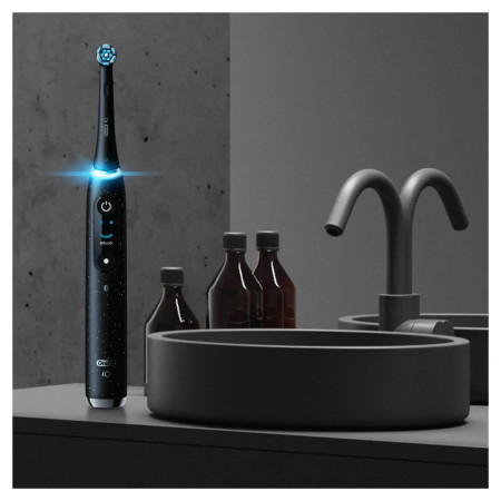 Oral-B Electric Toothbrush iO10 Series Rechargeable, For adults, Number of brush heads included 1, Cosmic Black, Number of teeth