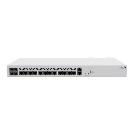 Mikrotik Cloud Core Router CCR2116-12G-4S+, 16-CORE 2 GHZ ARM CPU, 16 GB DDR4 RAM, 4x10G SFP+ ports, 13xGigabit LAN ports, 1x RJ