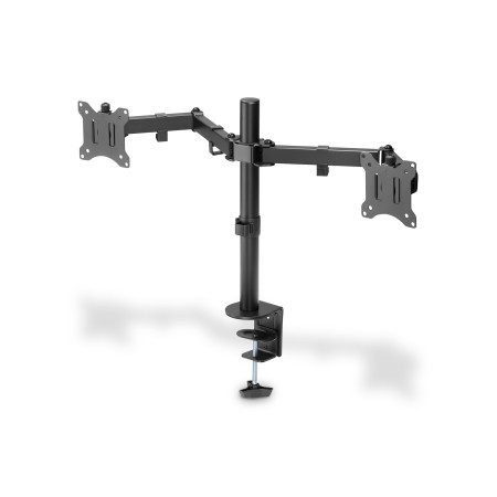 Digitus Dual Monitor Clamp Mount DA-90400 15-32 ", Maximum weight (capacity) 8 kg, Black