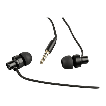 Gembird Metal earphones with microphone "Paris" 3.5 mm, Black, Built-in microphone