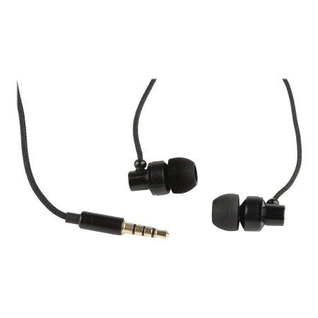 Gembird Metal earphones with microphone "Paris" 3.5 mm, Black, Built-in microphone