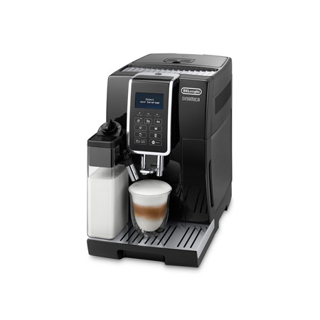 Delonghi Coffee maker DINAMICA ECAM 350.55 B Pump pressure 15 bar, Built-in milk frother, Fully automatic, 1450 W, Black