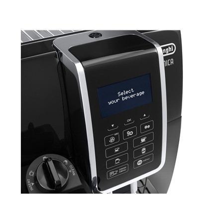 Delonghi Coffee maker DINAMICA ECAM 350.55 B Pump pressure 15 bar, Built-in milk frother, Fully automatic, 1450 W, Black