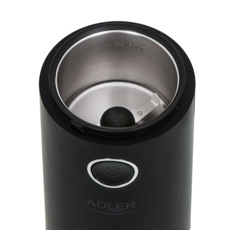 Adler Coffee grinder AD4446bs 150 W Coffee beans capacity 75 g Lid safety switch Black