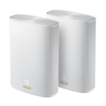 Asus ZenWiFi AX Hybrid (XP4) (2pk White) 802.11ax 574+1201 Mbit/s Ethernet LAN (RJ-45) ports 2 Mesh Support Yes MU-MiMO Yes 1 x 