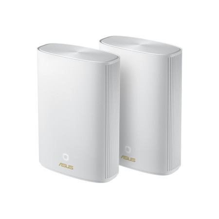 Asus ZenWiFi AX Hybrid (XP4) (2pk White) 802.11ax 574+1201 Mbit/s Ethernet LAN (RJ-45) ports 2 Mesh Support Yes MU-MiMO Yes 1 x 