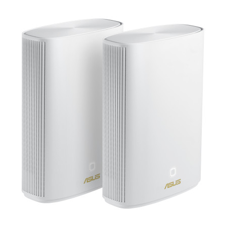 Asus ZenWiFi AX Hybrid (XP4) (2pk White) 802.11ax 574+1201 Mbit/s Ethernet LAN (RJ-45) ports 2 Mesh Support Yes MU-MiMO Yes 1 x 