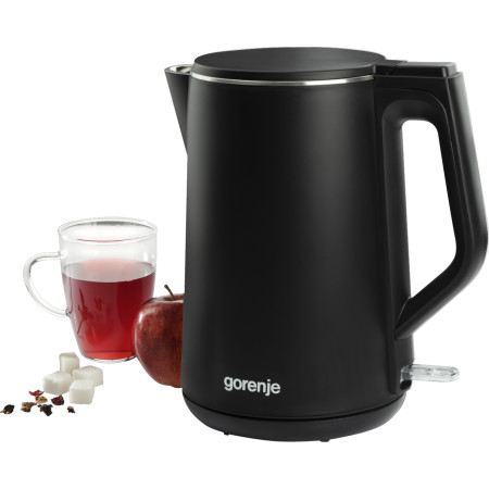 Gorenje Kettle K15DWBK Electric 2200 W 1.5 L Stainless steel 360 rotational base Black