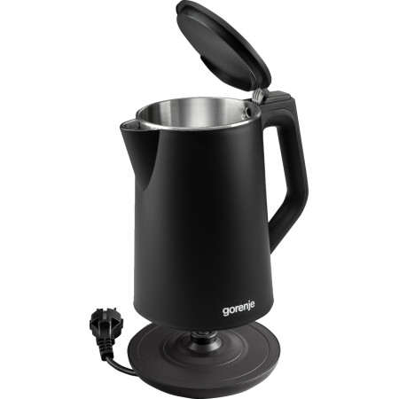 Gorenje Kettle K15DWBK Electric 2200 W 1.5 L Stainless steel 360 rotational base Black