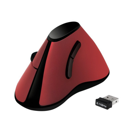 Logilink Ergonomic Vertical Mouse ID0159 Wireless Red