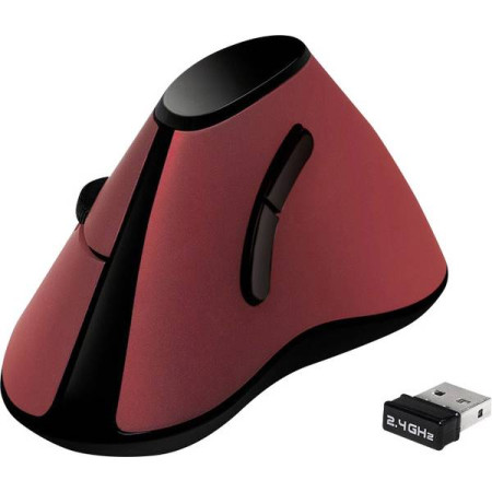 Logilink Ergonomic Vertical Mouse ID0159 Wireless Red