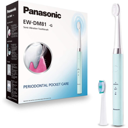 Panasonic Electric Toothbrush EW-DM81-G503 Rechargeable For adults Number of brush heads included 2 Number of teeth brushing mod