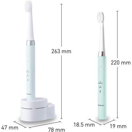 Panasonic Electric Toothbrush EW-DM81-G503 Rechargeable For adults Number of brush heads included 2 Number of teeth brushing mod