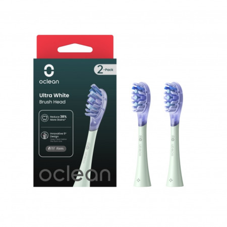 Ultra White Brush Head 2-PK UW01 G02 Green