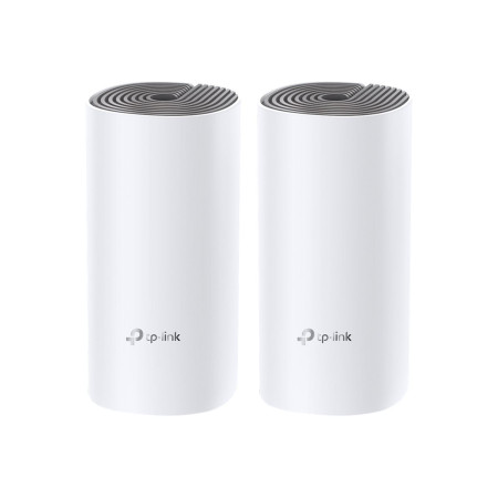 TP-LINK C1200 Whole Home Mesh Wi-Fi System Deco E4 (2-pack) 802.11ac 867+300 Mbit/s 10/100 Mbit/s Ethernet LAN (RJ-45) ports 2 M